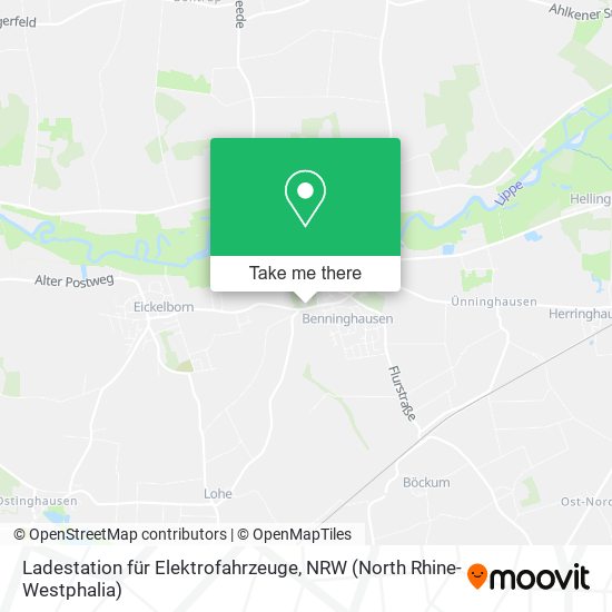 Ladestation für Elektrofahrzeuge map