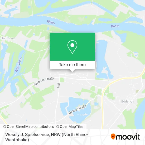 Карта Wesely J. Spielservice