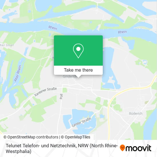 Карта Telunet Telefon- und Netztechnik
