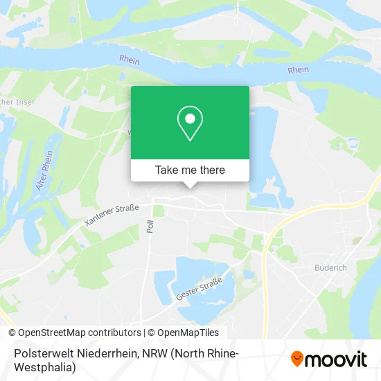 Карта Polsterwelt Niederrhein