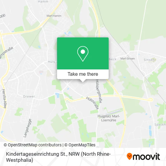 Карта Kindertageseinrichtung St.