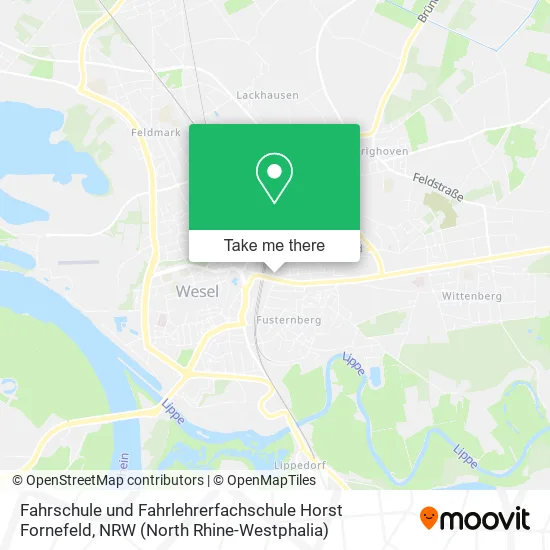 Карта Fahrschule und Fahrlehrerfachschule Horst Fornefeld