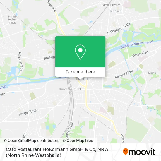 Cafe Restaurant Hoßelmann GmbH & Co map