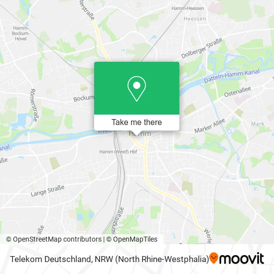 Telekom Deutschland map