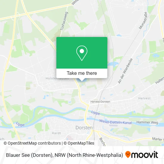 Карта Blauer See (Dorsten)