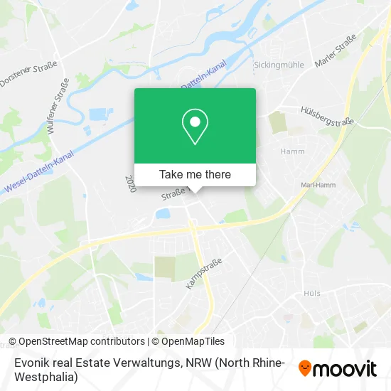 Карта Evonik real Estate Verwaltungs