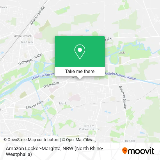 Карта Amazon Locker-Margitta
