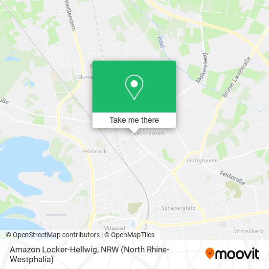 Amazon Locker-Hellwig map