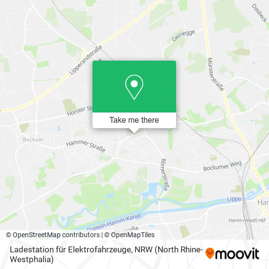 Карта Ladestation für Elektrofahrzeuge