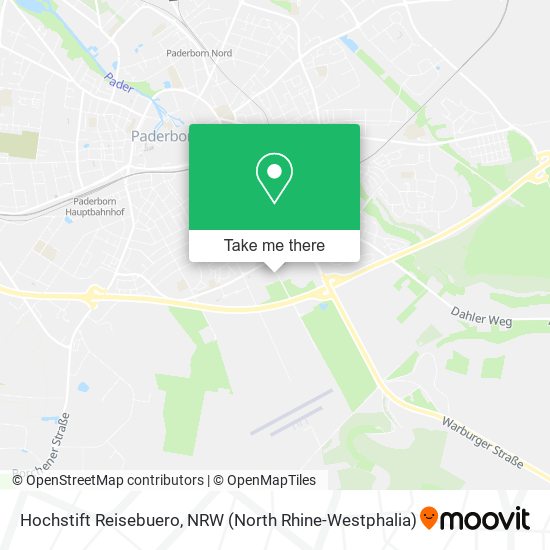 Hochstift Reisebuero map