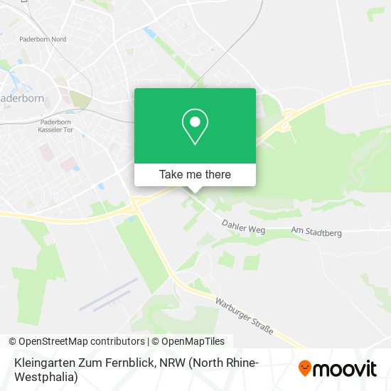 Kleingarten Zum Fernblick map