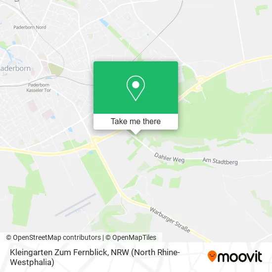 Карта Kleingarten Zum Fernblick