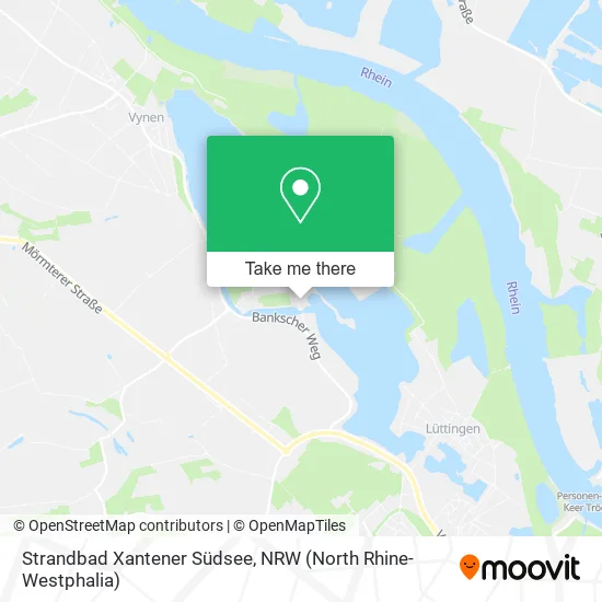 Карта Strandbad Xantener Südsee