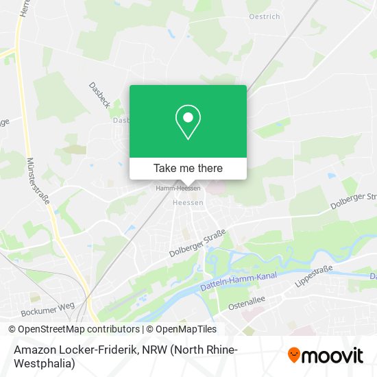 Карта Amazon Locker-Friderik