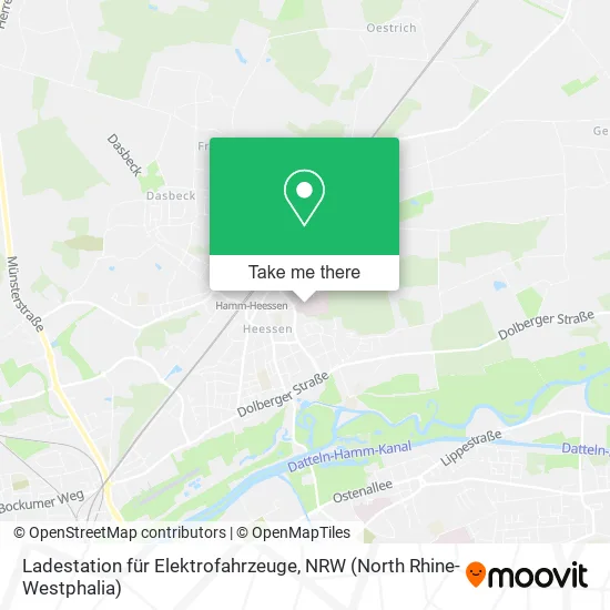 Карта Ladestation für Elektrofahrzeuge