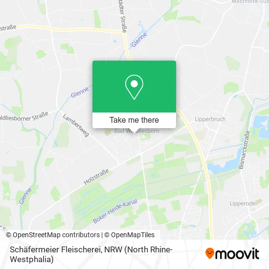 Карта Schäfermeier Fleischerei