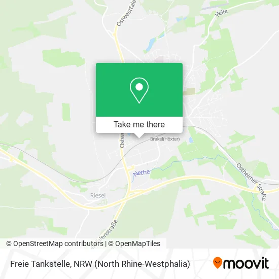 Карта Freie Tankstelle