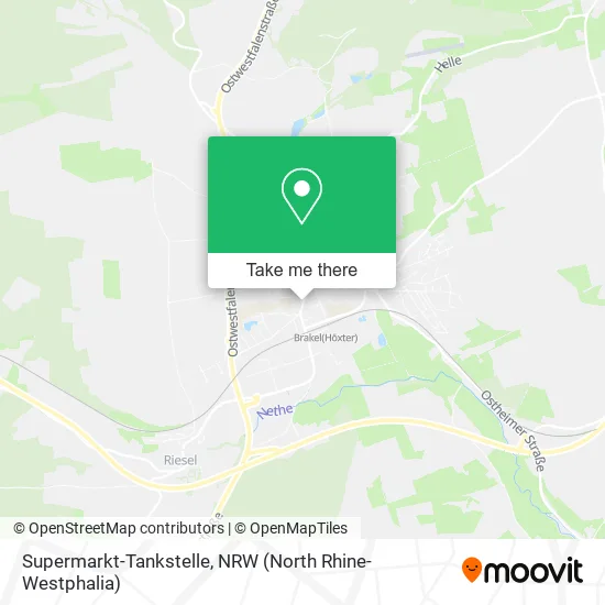 Карта Supermarkt-Tankstelle