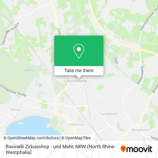 Basinelli Zirkusshop - und Mehr map