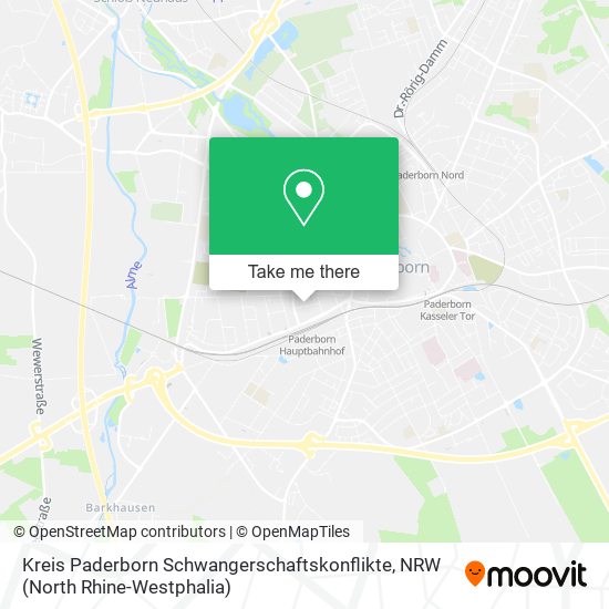 Kreis Paderborn Schwangerschaftskonflikte map