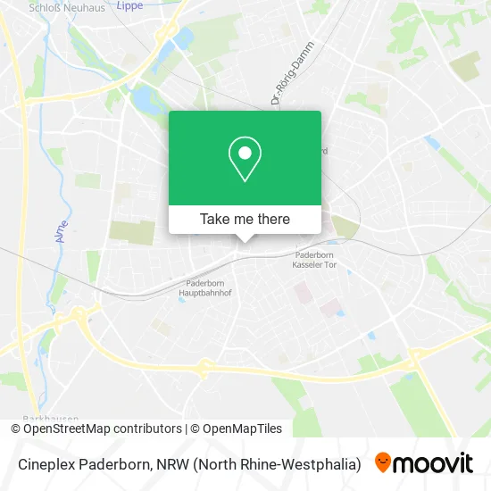 Карта Cineplex Paderborn