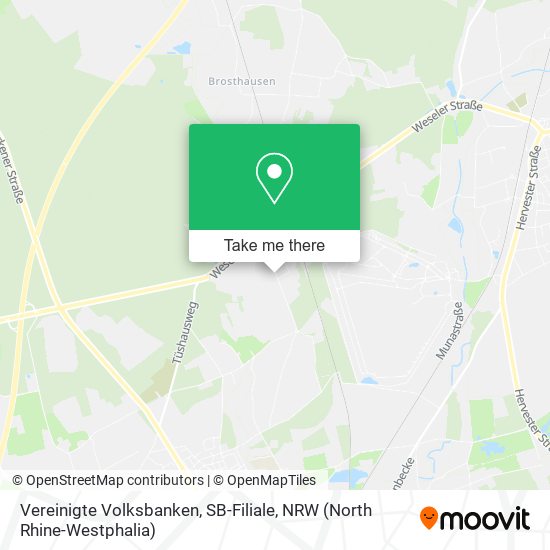 Vereinigte Volksbanken, SB-Filiale map
