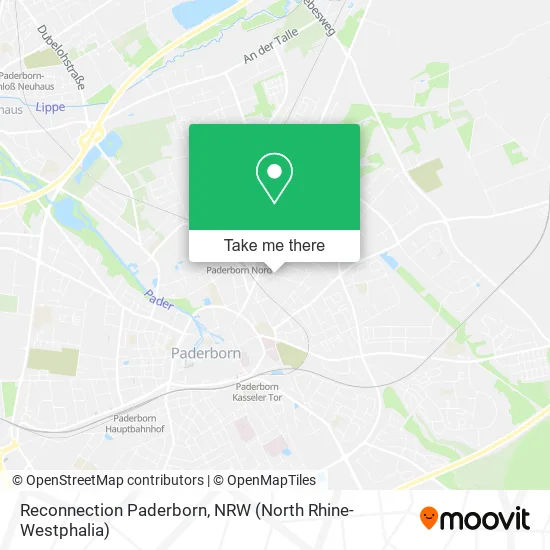 Карта Reconnection Paderborn
