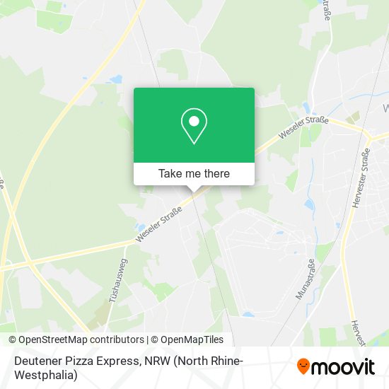 Deutener Pizza Express map