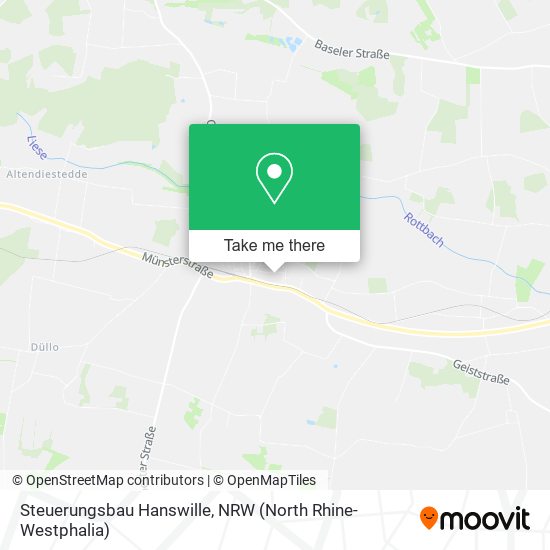Steuerungsbau Hanswille map