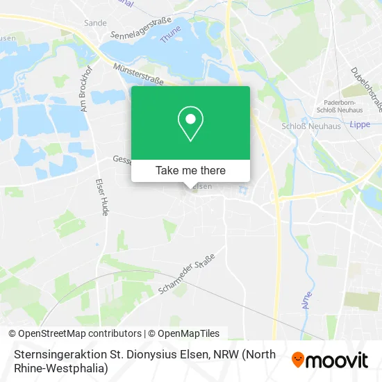 Карта Sternsingeraktion St. Dionysius Elsen