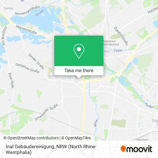 Карта Inal Gebäudereinigung