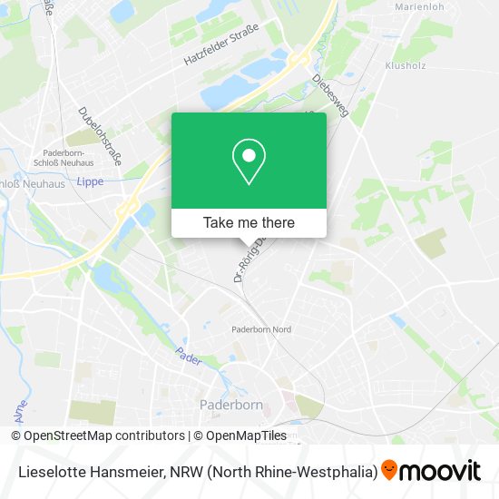 Lieselotte Hansmeier map