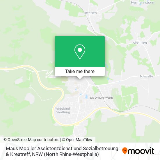 Maus Mobiler Assistenzdienst und Sozialbetreuung & Kreatreff map