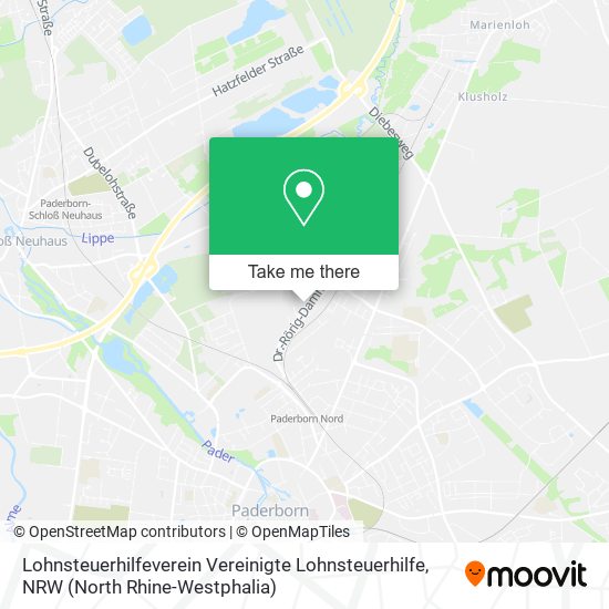 Lohnsteuerhilfeverein Vereinigte Lohnsteuerhilfe map