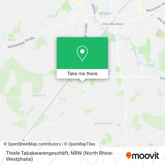 Thiele Tabakwarengeschäft map