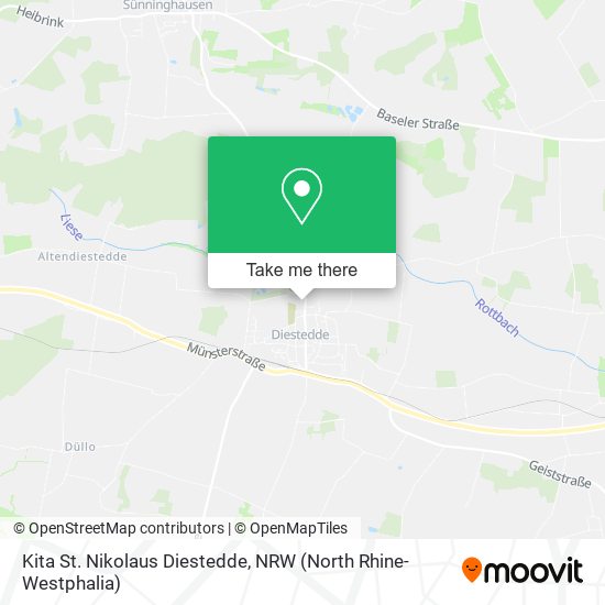 Kita St. Nikolaus Diestedde map