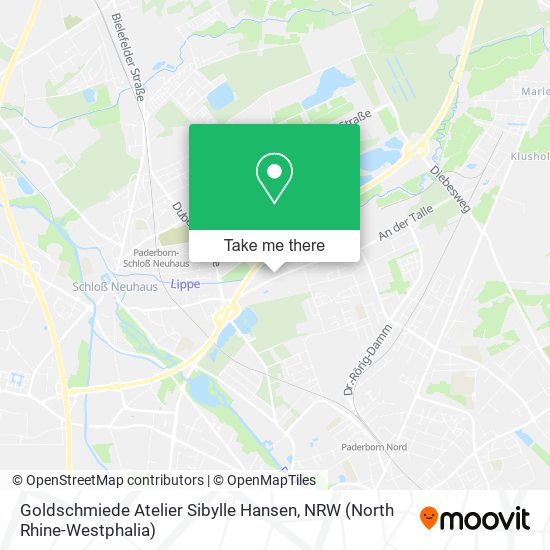 Goldschmiede Atelier Sibylle Hansen map