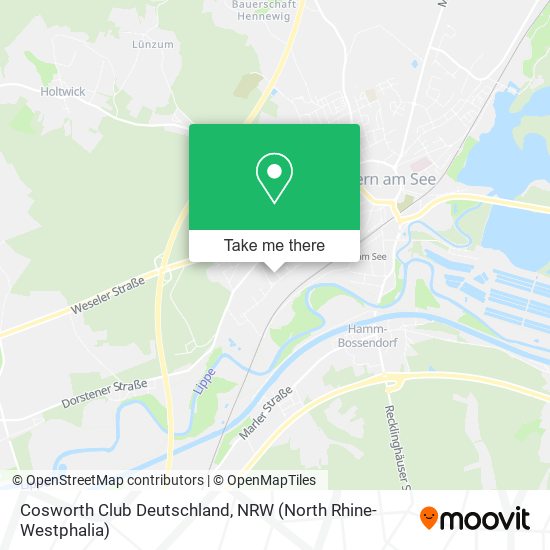 Карта Cosworth Club Deutschland