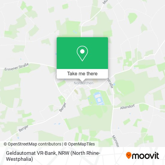 Geldautomat VR-Bank map