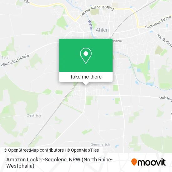 Карта Amazon Locker-Segolene