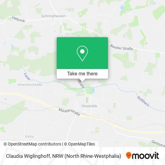 Claudia Wiglinghoff map
