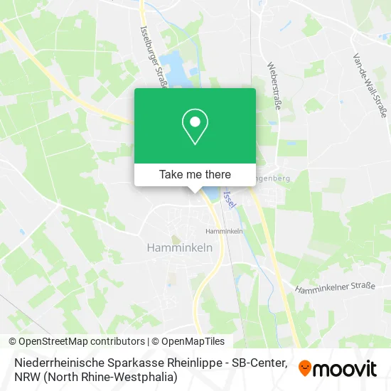 Карта Niederrheinische Sparkasse Rheinlippe - SB-Center