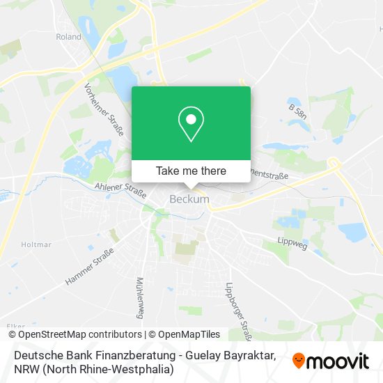 Deutsche Bank Finanzberatung - Guelay Bayraktar map