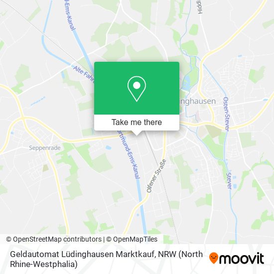Geldautomat Lüdinghausen Marktkauf map