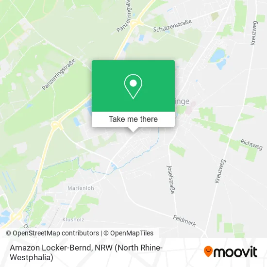 Карта Amazon Locker-Bernd