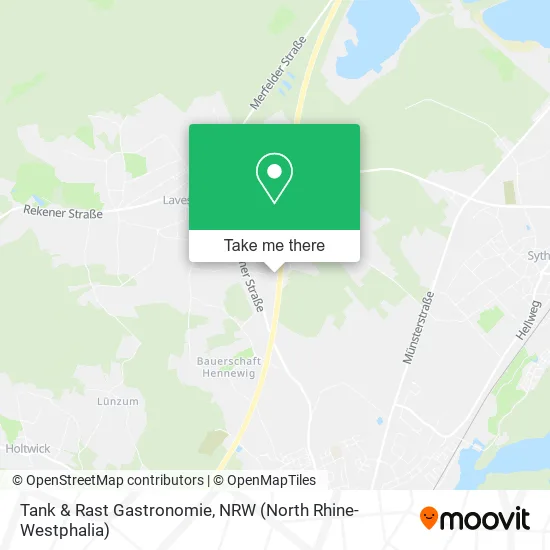 Tank & Rast Gastronomie map