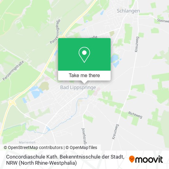 Concordiaschule Kath. Bekenntnisschule der Stadt map