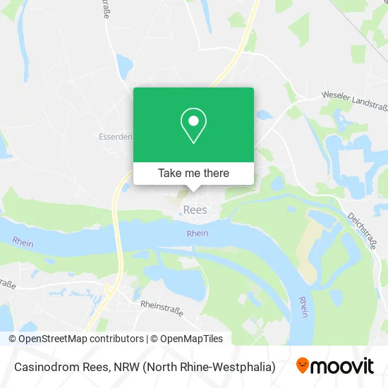 Карта Casinodrom Rees
