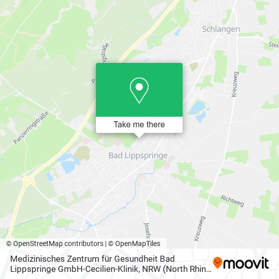 Medizinisches Zentrum für Gesundheit Bad Lippspringe GmbH-Cecilien-Klinik map