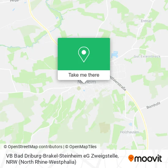 Карта VB Bad Driburg-Brakel-Steinheim eG Zweigstelle